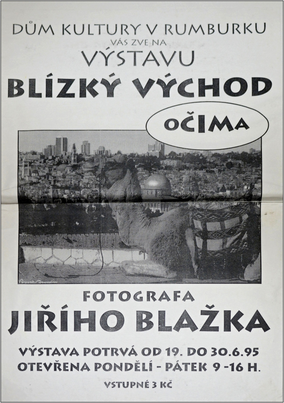 Plakát BLÍZKÝ VÝCHOD 1995